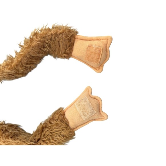 VTG 1980 FURRY HUGGEMS 38" Brown Tan Hanging Full Body Hand Monkey PUPPET Korea - Picture 6 of 16